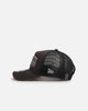 New Era Los Angeles Dodgers 'Washed Fray' 9FORTY A-Frame Trucker Snapback Washed Grey