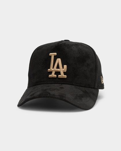 New Era Los Angeles Dodgers 'Black/Tan Suede' 9FORTY K-Frame Strapback Black/Tan