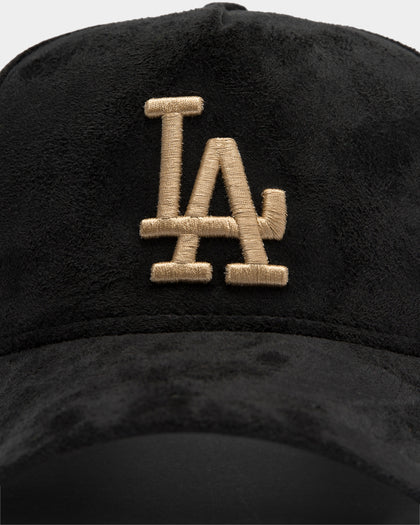 New Era Los Angeles Dodgers 'Black/Tan Suede' 9FORTY K-Frame Strapback Black/Tan