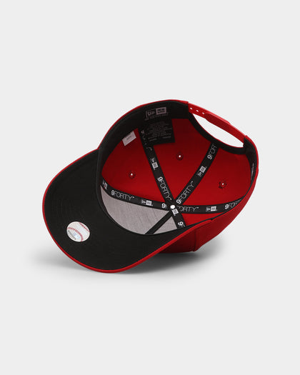 New Era New York Yankees 9FORTY A-Frame Snapback Scarlet/Black