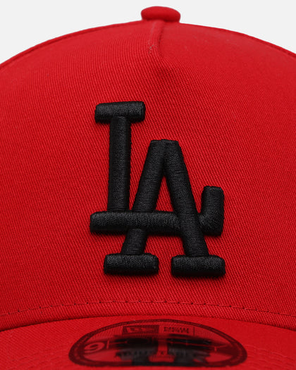New Era Los Angeles Dodgers 9FORTY A-Frame Snapback Scarlet/Black