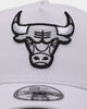 New Era Chicago Bulls 9FORTY A-Frame Snapback White/Black