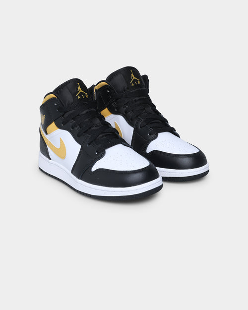 Jordan Kids' Air Jordan 1 Mid (GS) Black/White