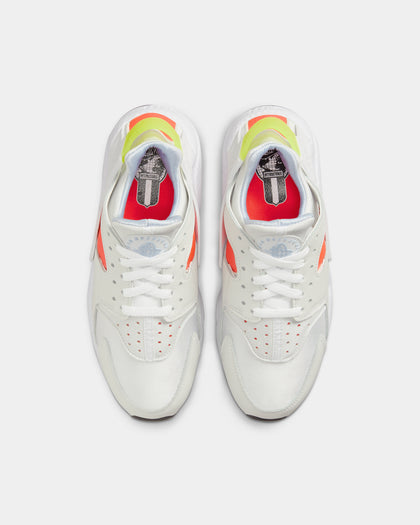 Nike Women's Air Huarache White/Volt/Bright Crimson/Black