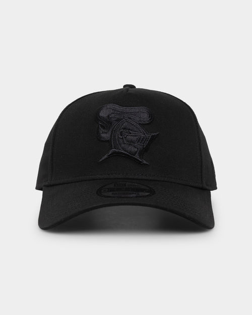 New Era Newcastle Knights 'Black On Black' 9FORTY A-Frame Snapback Black