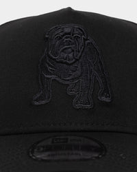 New Era Canterbury-Bankstown Bulldogs 'Black On Black' 9FORTY A-Frame Snapback Black