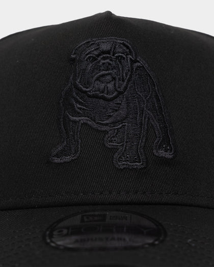 New Era Canterbury-Bankstown Bulldogs 'Black On Black' 9FORTY A-Frame Snapback Black