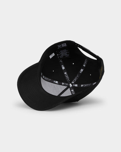 New Era Canterbury-Bankstown Bulldogs 'Black On Black' 9FORTY A-Frame Snapback Black