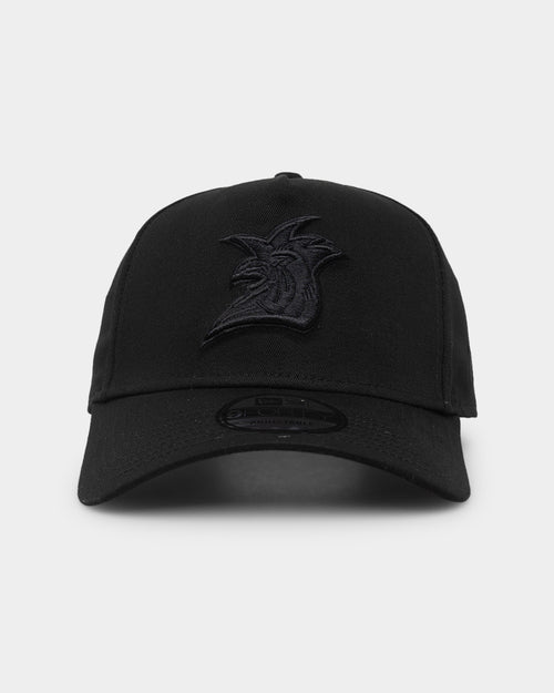 New Era Sydney Roosters 'Black On Black' 9FORTY A-Frame Snapback Black
