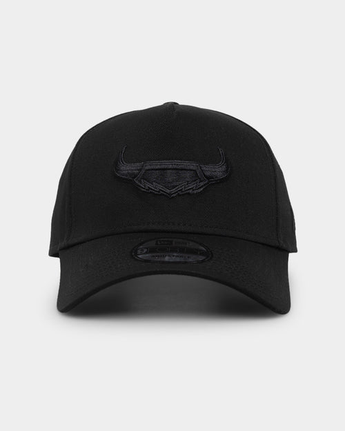 New Era North Queensland Cowboys 'Black On Black' 9FORTY A-Frame Snapback Black