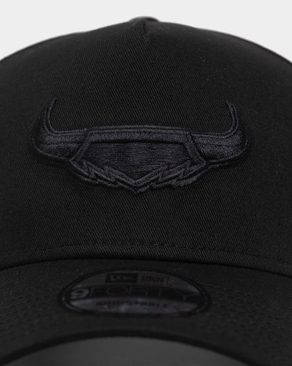 New Era North Queensland Cowboys 'Black On Black' 9FORTY A-Frame Snapback Black