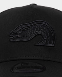 New Era Parramatta Eels 'Black On Black' 9FORTY A-Frame Snapback Black