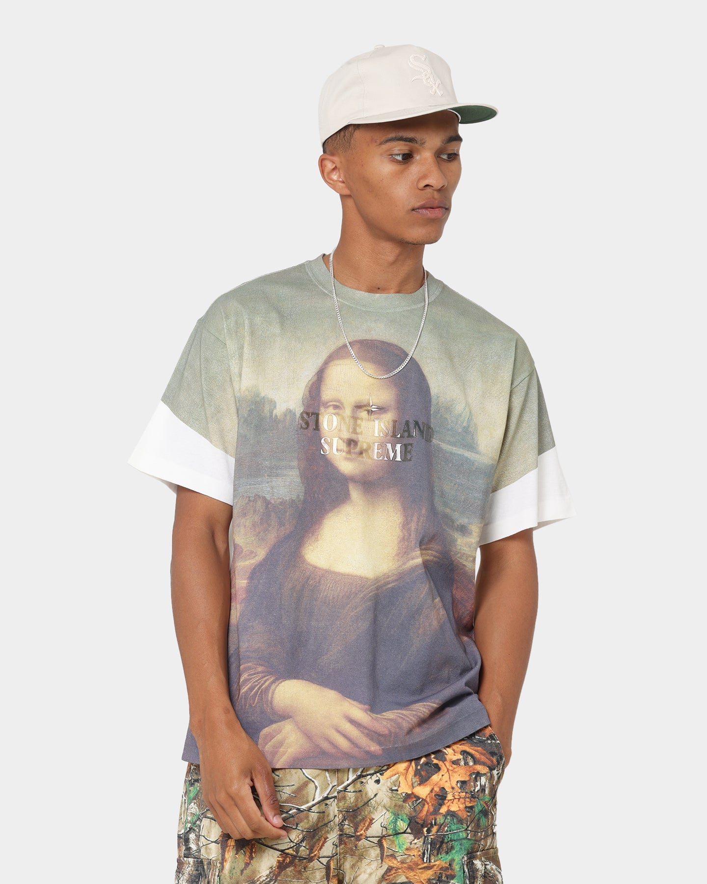 Supreme X Stone Island T-Shirt Print | Culture Kings NZ