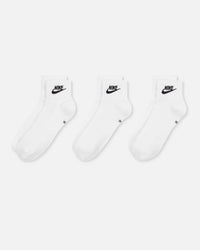 Nike Everyday Essential Ankle Socks 3 Pack White/Black