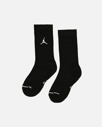Jordan U J Everyday Cush Poly Crew Socks 3 Pack Black/White