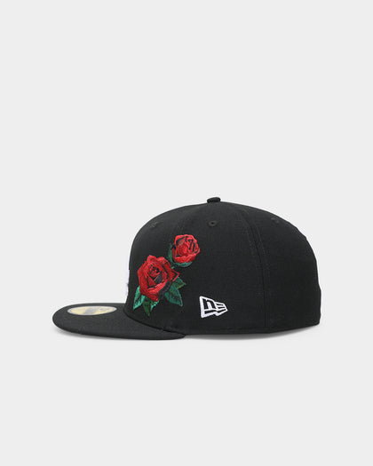 New Era Los Angeles Dodgers 'Rose Emblem' 59FIFTY Fitted Black/Rose