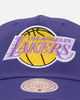 Mitchell & Ness Los Angeles Lakers 'Nylon Hardwood Classics Logo' Deadstock Snapback Original Team Colours