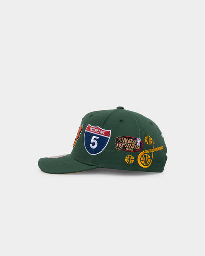 Mitchell & Ness Seattle Sonics 'Highway' Pro Crown Snapback Green
