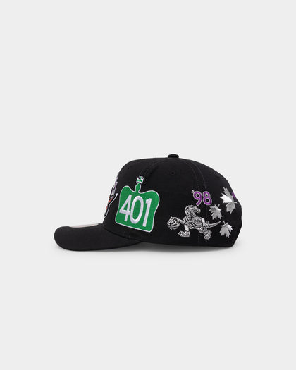 Mitchell & Ness Toronto Raptors 'Highway' Pro Crown Snapback Black
