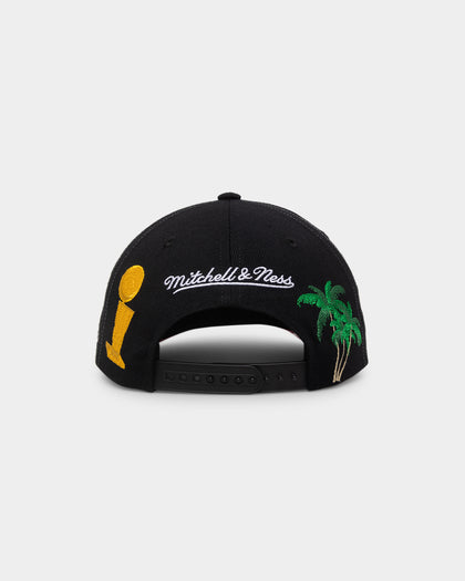 Mitchell & Ness Miami Heat 'Highway' Pro Crown Snapback Black