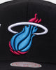Mitchell & Ness Miami Heat 'Highway' Pro Crown Snapback Black