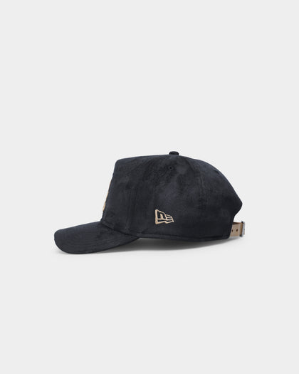 New Era Atlanta Braves 'Black/Tan Suede' 9FORTY K-Frame Strapback