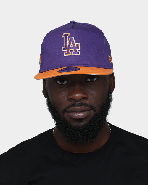 New Era Los Angeles Dodgers "Purple Valley" Old Golfer Snapback Purple/Orange
