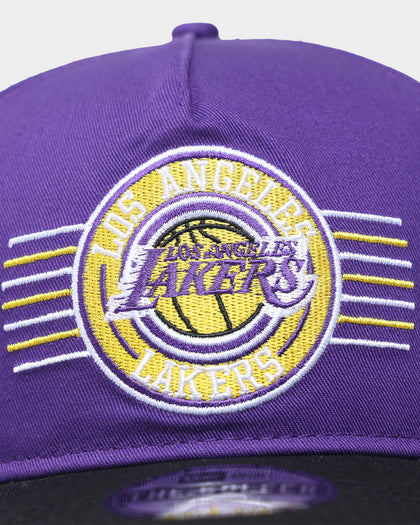New Era Los Angeles Lakers 2-Tone Old Golfer Snapback Purple