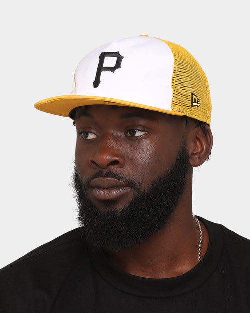 New Era Pittsburg Pirates 'Team Two-Tone' Prolight Old Golfer Trucker Snapback White/OTC