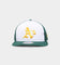 New Era Oakland Athletics 'Team Two-Tone' Prolight Old Golfer Trucker Snapback White/OTC