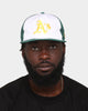 New Era Oakland Athletics 'Team Two-Tone' Prolight Old Golfer Trucker Snapback White/OTC