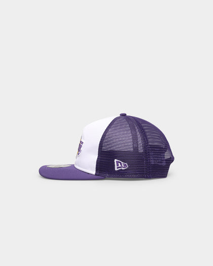 New Era Los Angeles Lakers 'Team Two-Tone' Prolight Old Golfer Trucker Snapback White/OTC