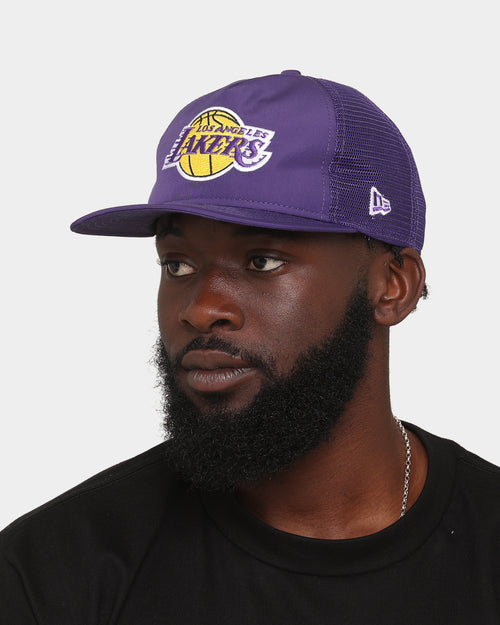 New Era Los Angeles Lakers 'OG Team Colour' Prolight Old Golfer Trucker Snapback OTC