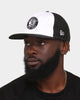 New Era Brooklyn Nets 'Team Two-Tone' Prolight Old Golfer Trucker Snapback White/OTC