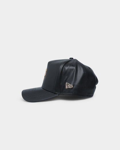 New Era Pittsburgh Pirates "Black Tan PU Leather" 9FORTY K-Frame Snapback Black/Tan