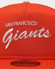 New Era San Francisco Giants 'OTC Chrome Prolight' Golfer Snapback Orange
