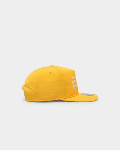New Era Pittsburgh Pirates 'OTC Chrome Prolight' Golfer Snapback Yellow