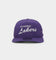 New Era Los Angeles Lakers 'OTC Chrome Prolight' Golfer Snapback Purple