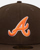 New Era Atlanta Braves 'Walnut Orange' 59FIFTY Fitted Brown/Orange