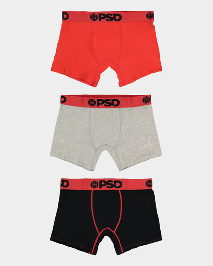 Pants Saggin LLC Red Cotton 3 Pack Underwear Multi