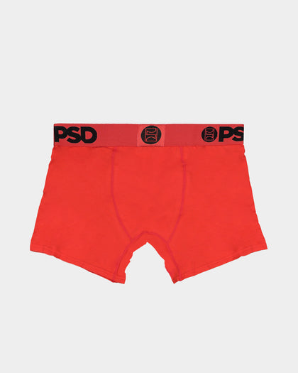 Pants Saggin LLC Red Cotton 3 Pack Underwear Multi