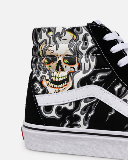Vans Sk8-Hi Flame Skull Black/True White