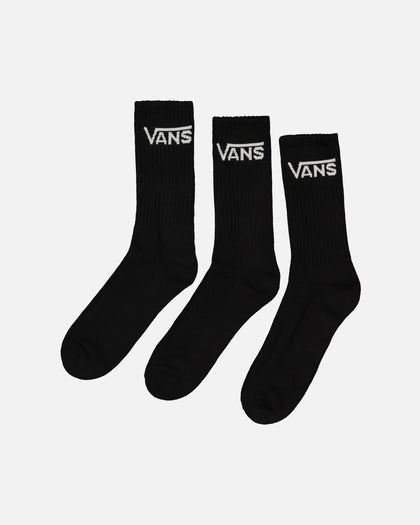 Vans Classic Crewcut Socks 9.5-13 3 Pack Black