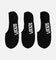 Vans Classic Super No Show Socks 9.5-13 3 Pack Black