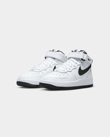 Nike Kids' Air Force 1 Mid LE White/Black