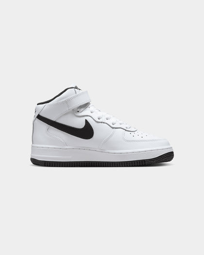 Nike Kids' Air Force 1 Mid LE White/Black