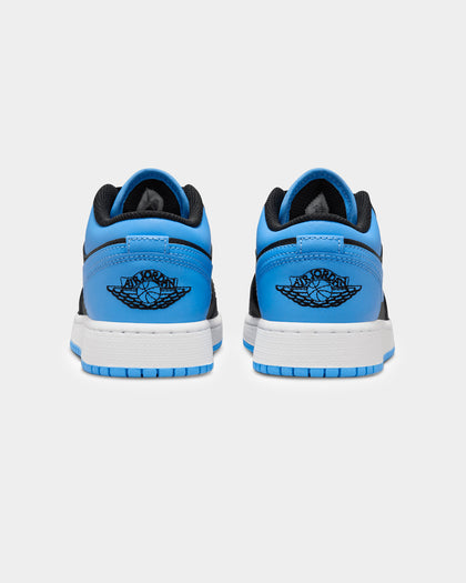 Jordan Kids' Jordan 1 Low "University Blue" (GS) Black/University Blue