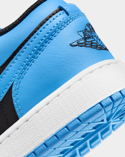 Jordan Kids' Jordan 1 Low "University Blue" (GS) Black/University Blue