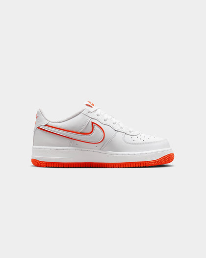 Nike Kids' Air Force 1 (GS) White/Picante Red