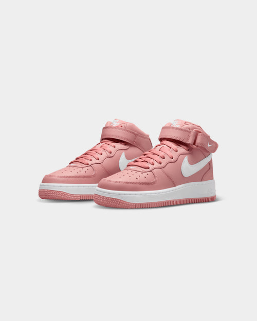 Nike Kids' Air Force 1 Mid LE (GS) Red Stardust/White
